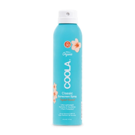 COOLA Classic Body SPF 30 Sunscreen Spray, Tropical Coconut, 6 oz.