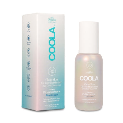 COOLA Clear Skin Oil-Free Facial Moisturizer SPF 30, 1.1 oz.