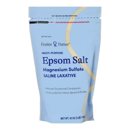 Foster & Thrive Multi-Purpose Epsom Salt Magnesium Sulfate, 1 lb.