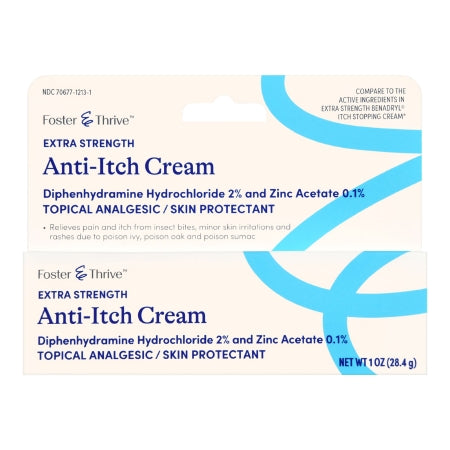 Foster & Thrive* 2% Diphenhydramine HCl Itch Relief Cream