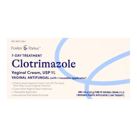 Foster & Thrive 7-Day Treatment Clotrimazole Vaginal Cream, 1.5 oz.