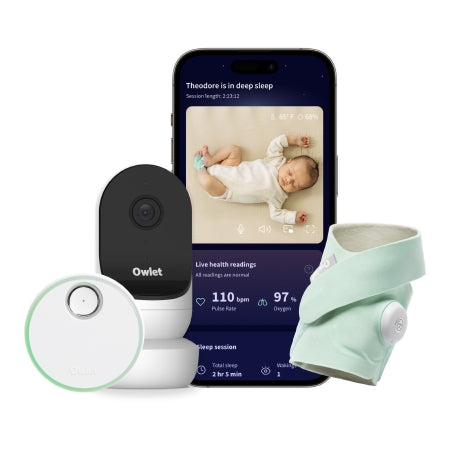 Owlet Dream Sock Duo 2 Smart Baby Monitor, FDA-Cleared