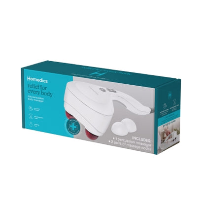 HoMedics Duo Percussion Electric Body Massager + Heat