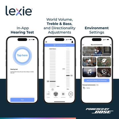 Lexie B2 Plus Powered by Bose OTC Hearing Aid