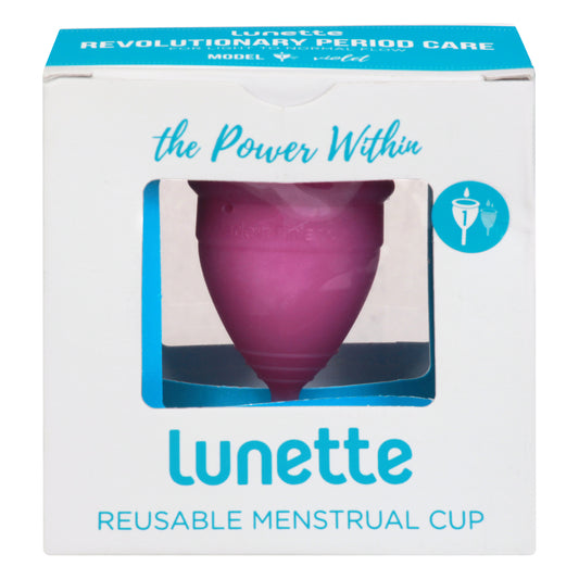 Lunette Cynthia Menstrual Cup, Violet, Size 1