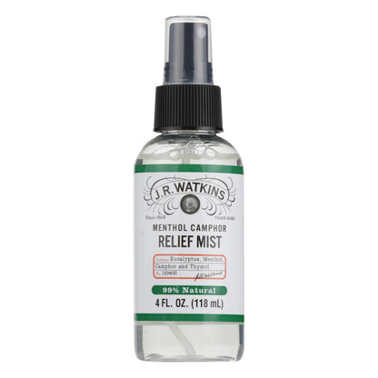 J.R. Watkins Menthol Camphor Relief Mist, 4 oz