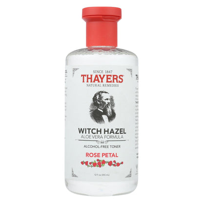 Thayers Witch Hazel Alcohol Free Toner, Rose Petal, 12 Fl Oz