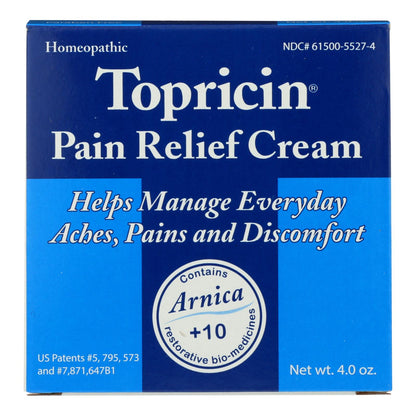 Topricin Cream Jar - 4 Oz