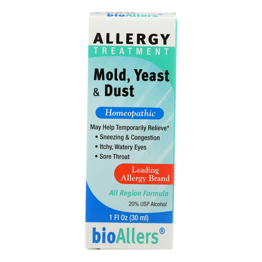 Bio-allers Allergy Treatment Mold Yeast And Dust, 1 Fl Oz