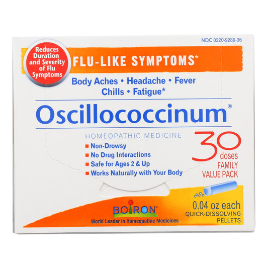 Boiron Oscillococcinum Flu Symptom Relief Pellets, 30 ct.