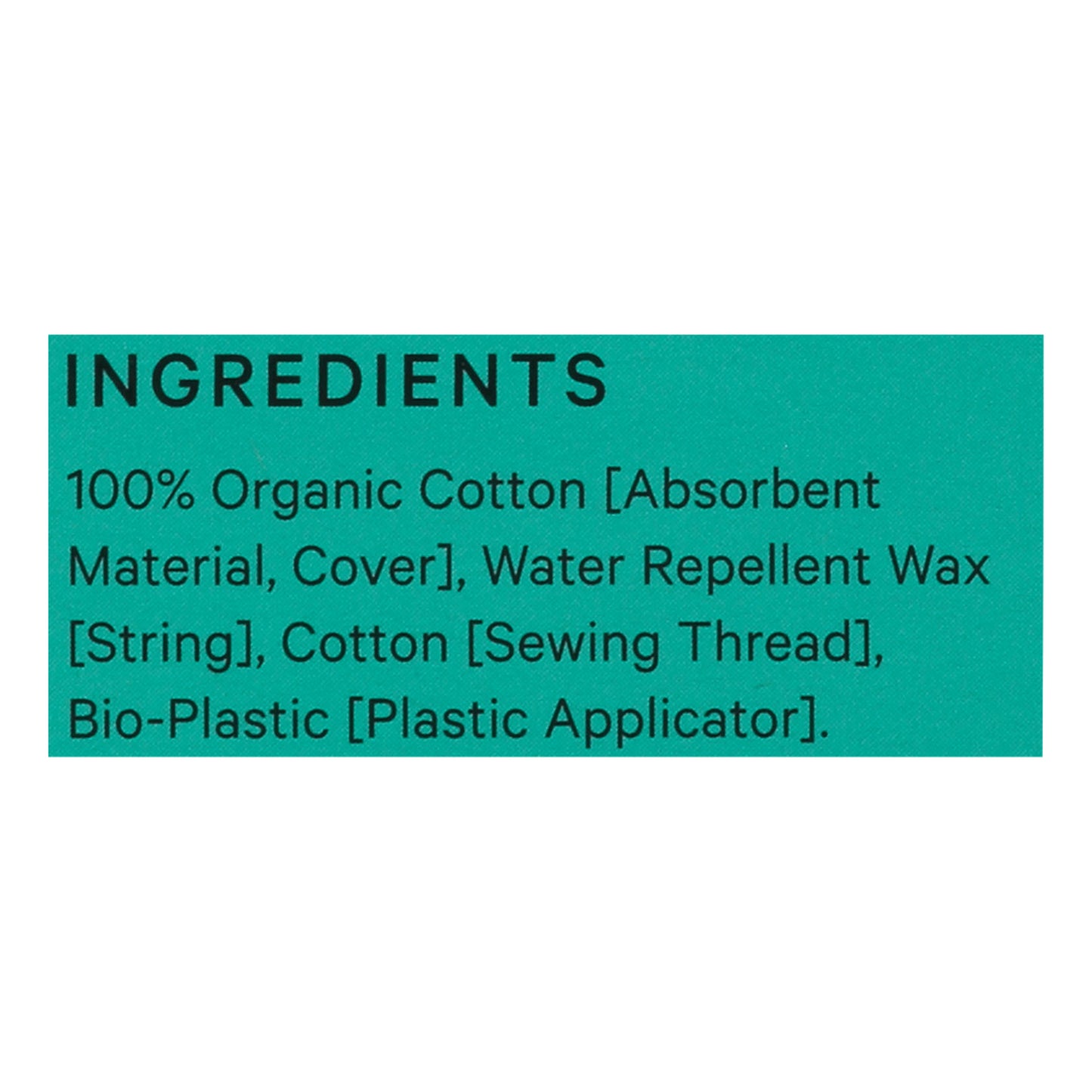 The Honey Pot - Super Tampon Bio-plastic Applicator Unscented, 18 ct