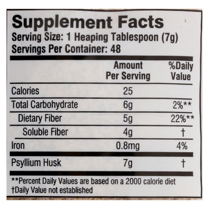 Health Plus Pure Psyllium Husk Fiber Supplement, 12 Oz