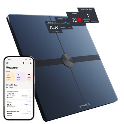 Withings Body Smart, Advanced Body Composition Smart Wi-Fi Scale