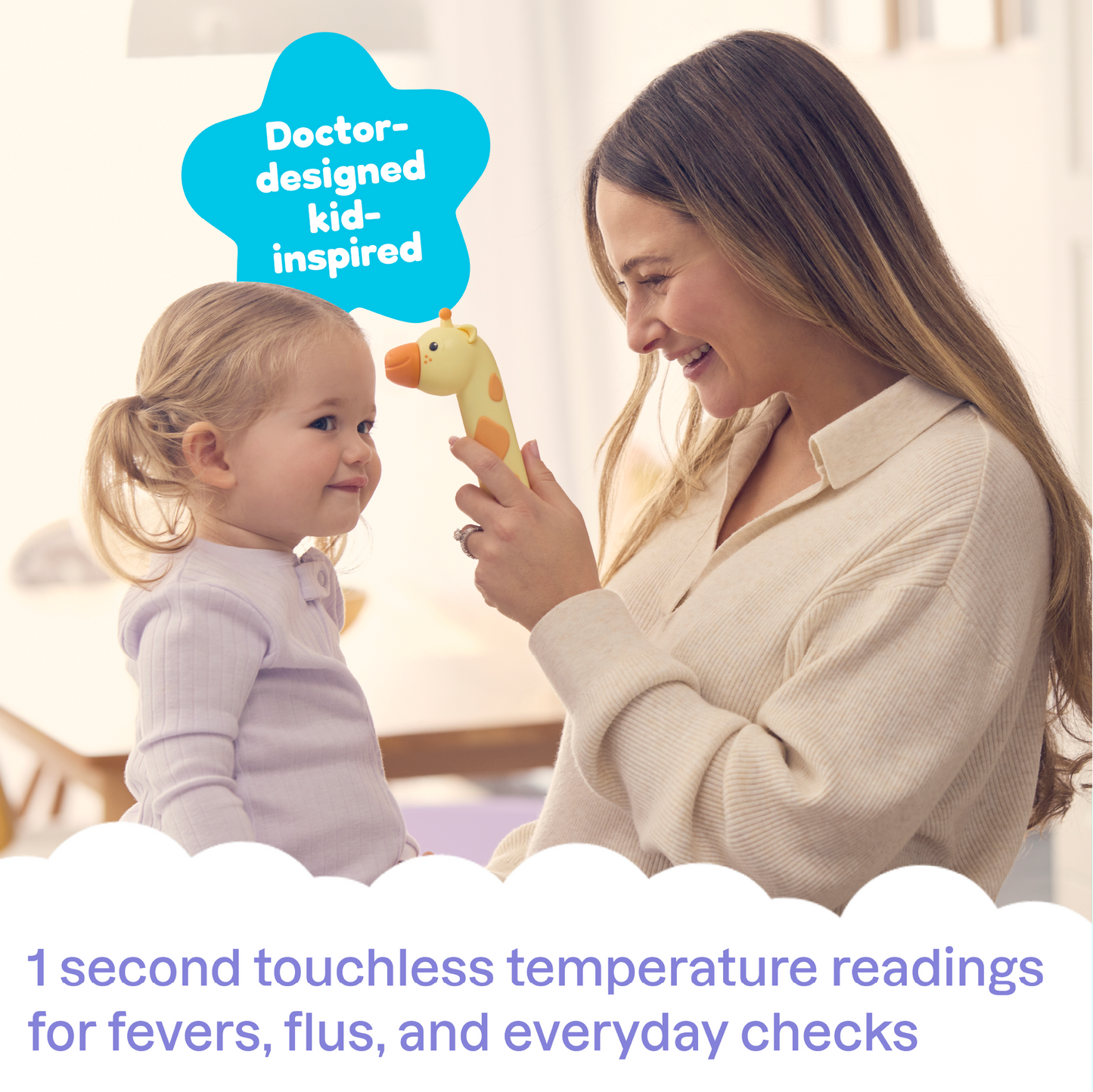 3-in-1 Infrared Thermometer for Kids & Adults - Jax the Giraffe