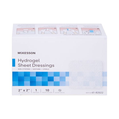 McKesson Hydrogel Dressing, 2 x 2 Inch, 10 ct.