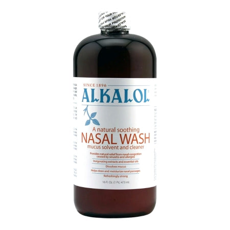 Alkalol Mucus Solvent and Nasal Wash, 16 oz.