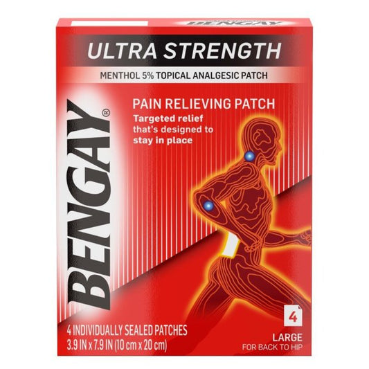 Bengay® Ultra Strength Menthol Topical Pain Relief Patch