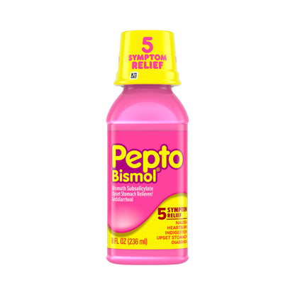 Pepto Bismol Original 5 Symptoms Digestive Relief Liquid