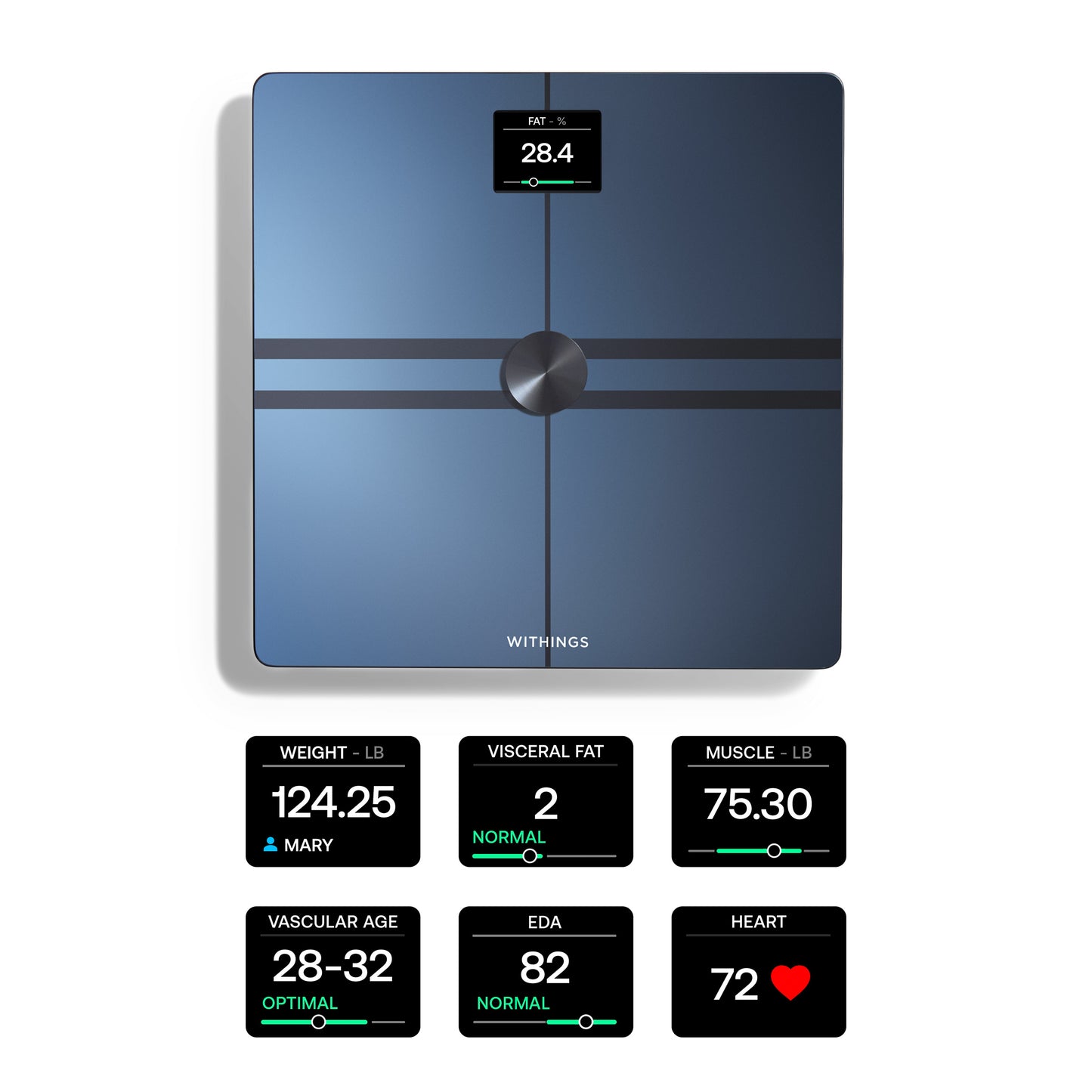 Withings Body Comp Complete Body Analysis Smart Wi-Fi Scale