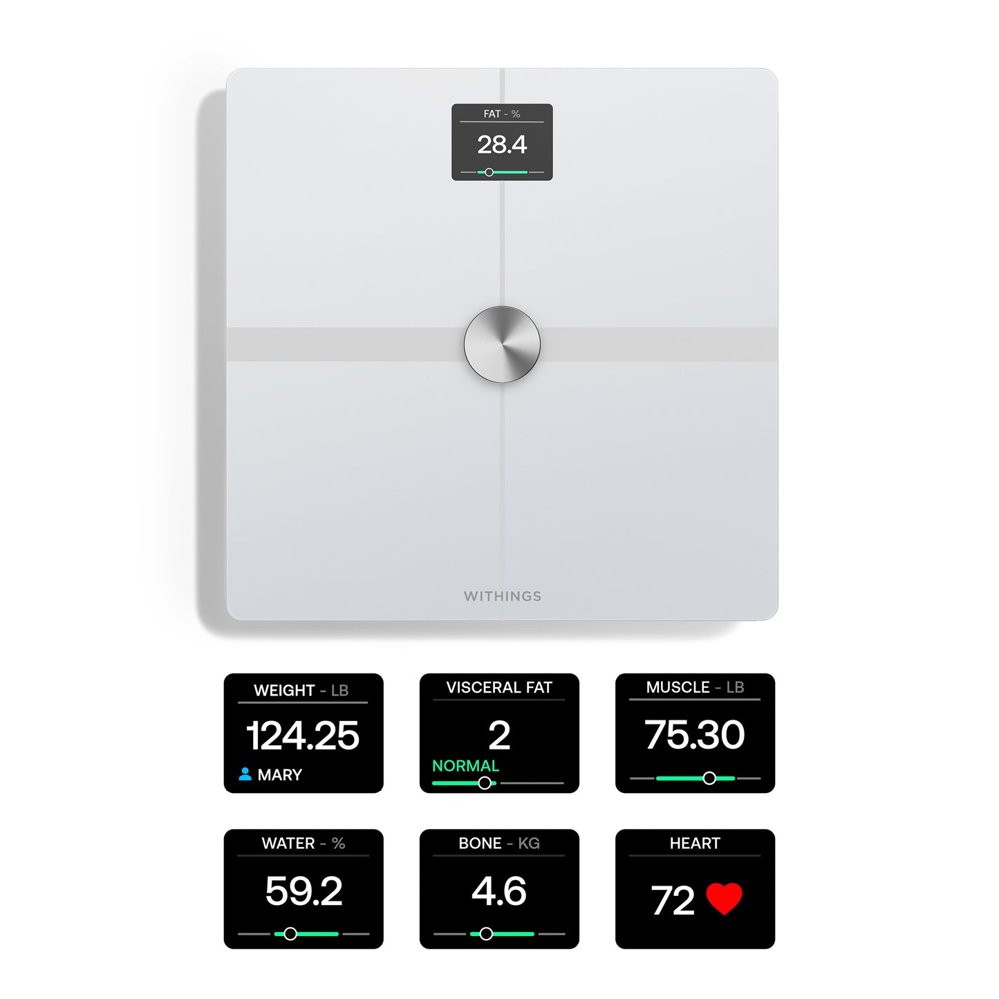 Withings Body Smart, Advanced Body Composition Smart Wi-Fi Scale