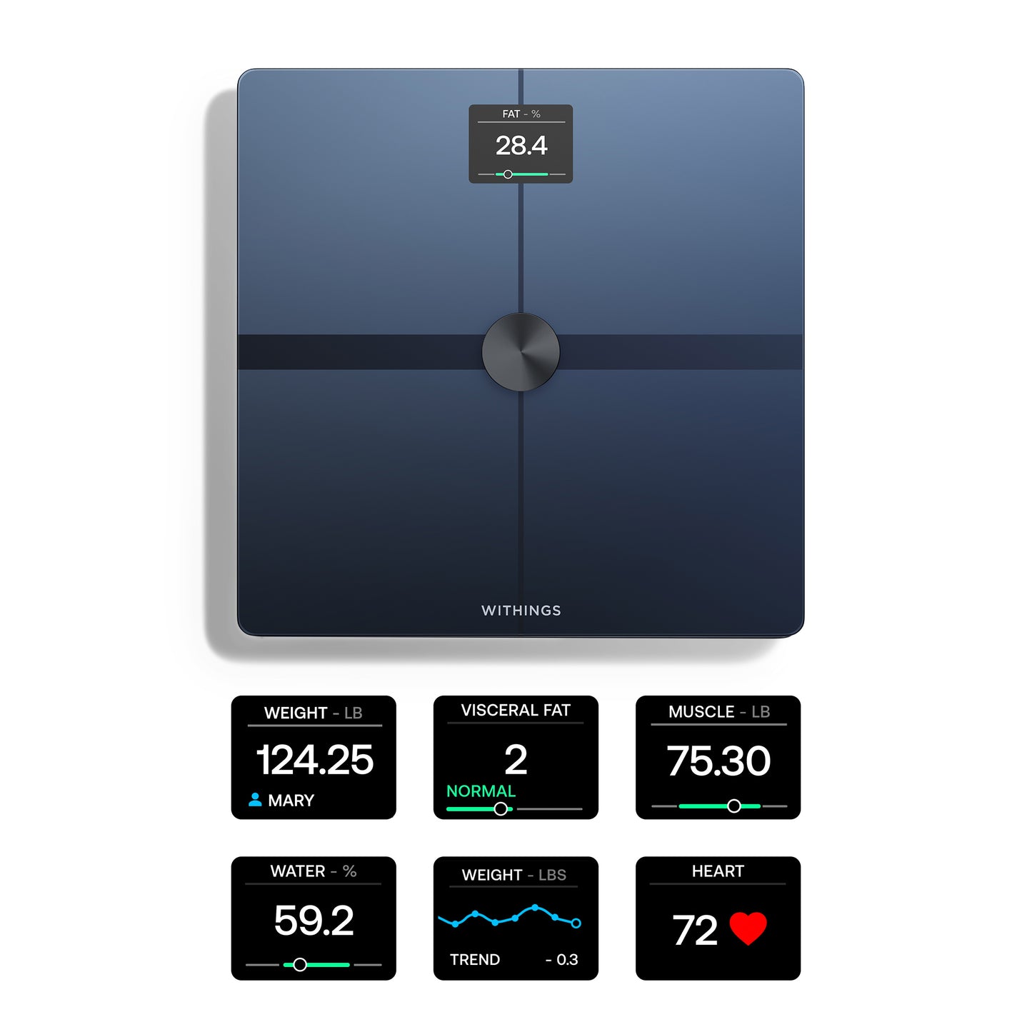 Withings Body Smart, Advanced Body Composition Smart Wi-Fi Scale