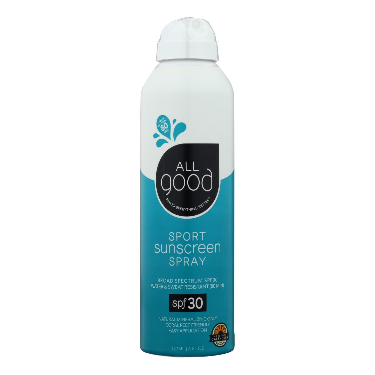 Elemental Herbs Ag Sunscreen SPF 30 Sport Spray, 6 oz.