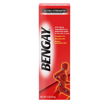 Bengay® Ultra Strength Non-Greasy Topical Pain Relief Cream, 4 oz.