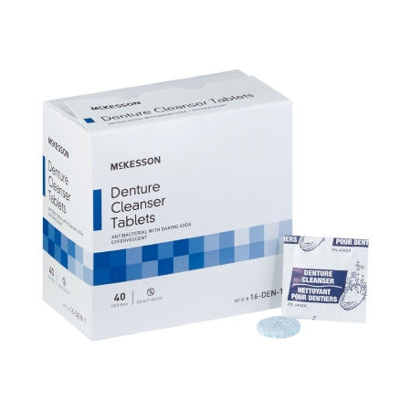 Denture Cleaner McKesson Unflavored (BX)