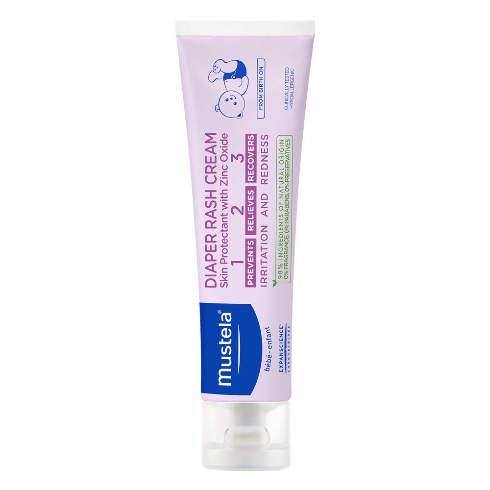 Mustela Diaper Rash Cream 1 2 3, 3.8 oz.