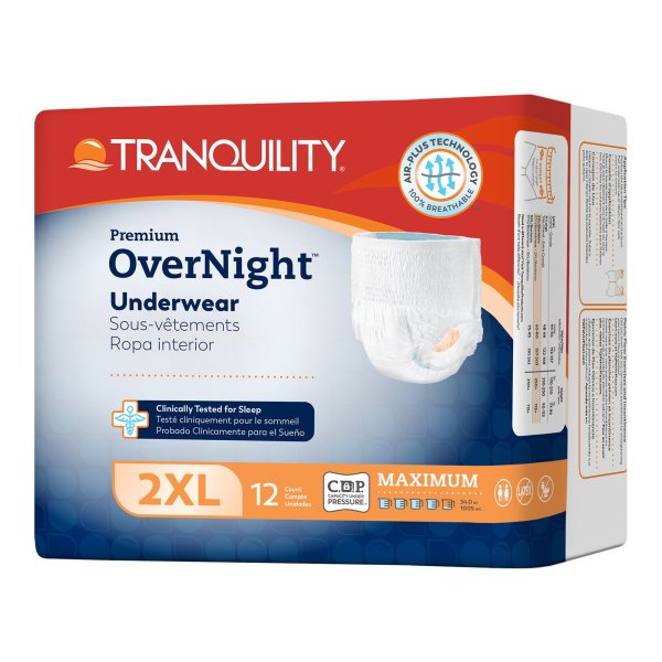 Tranquility Premium OverNight Absorbent Disposable Underwear