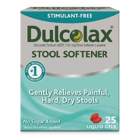 Dulcolax Stool Softener Gel Caps, 25 ct.