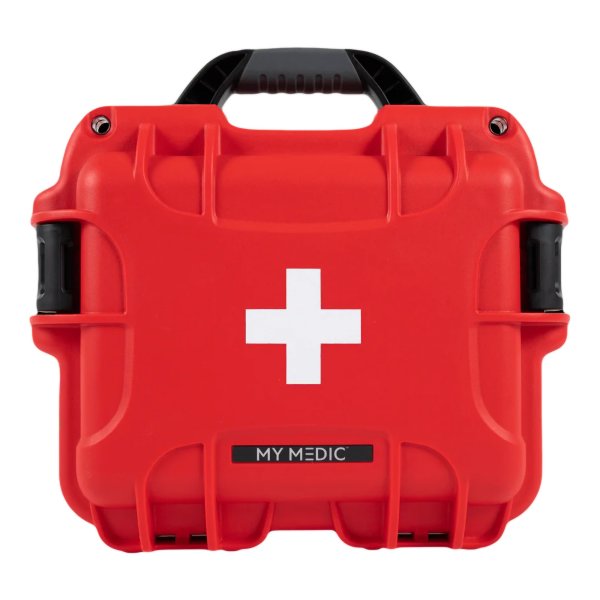 My Medic MyFak Pro First Aid Kit, Red Waterproof Hard Case