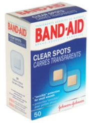 Band-Aid Clear Spot Bandages, 50 ct.