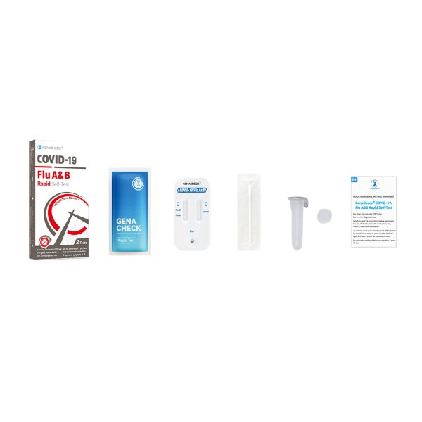 FSA-Approved GenaCheck COVID-19/Flu A & B Rapid Self-Test, 2 Tests – buyFSA