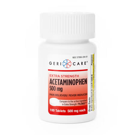 Geri-Care® Acetaminophen Pain Relief, Extra Strength 500 MG Tablets