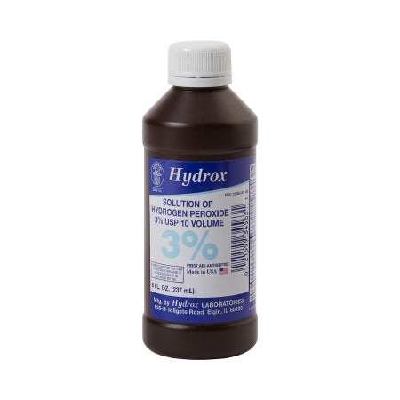 Hydrox 3% Hydrogen Peroxide Antiseptic, 8 oz.