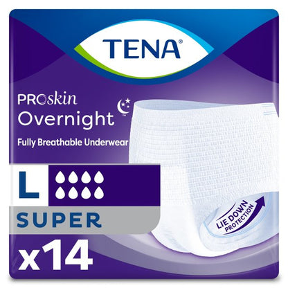 Tena Proskin Overnight Super Absorbent Incontinence Underwear