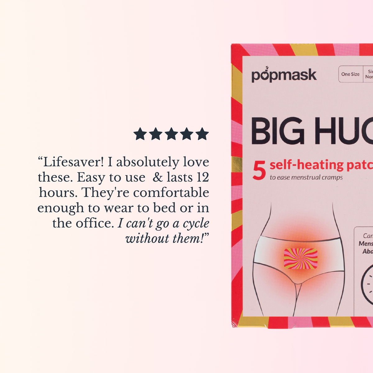 Popmask Big Hug Self-Heating Patches + Pimple Patches Bundle