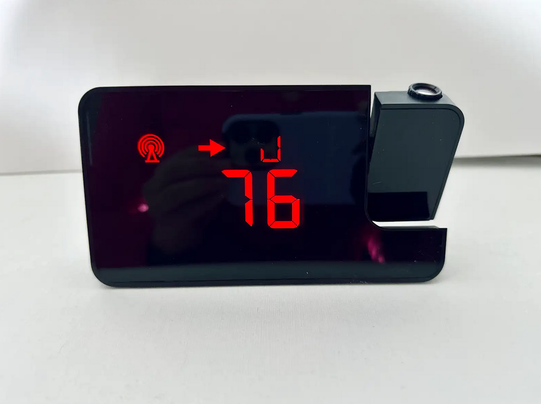 Gluview Glucose Clock Projector, Real-Time Glucose Display for Wall/Ceiling