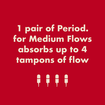 The High Waisted Period. in Cotton For Medium Flows