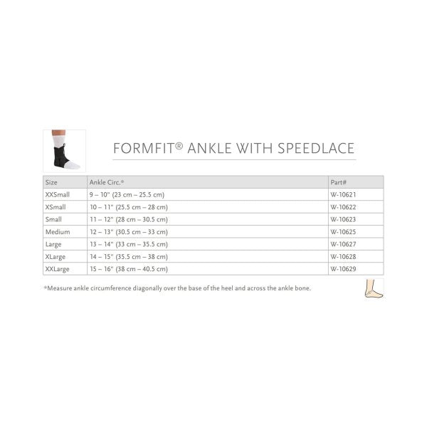 Ossur? Formfit? Low Profile Ankle Brace with Speed Lace