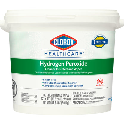 Clorox Healthcare Hydrogen Peroxide Cleaner Disinfectant Wipes