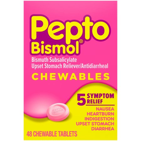 Pepto Bismol® Original Strength Chewable Tablet, 48 ct.