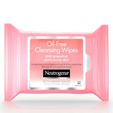 Neutrogena Oil-Free Cleansing Wipes, Pink Grapefruit, 25 ct.