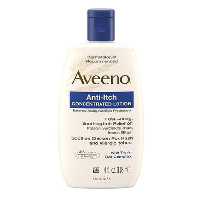 Aveeno Anti-Itch Concentrated Lotion, 4 oz.