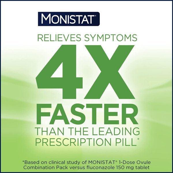 Monistat 3-Day Treatment Vaginal Antifungal Prefilled Cream Applicators