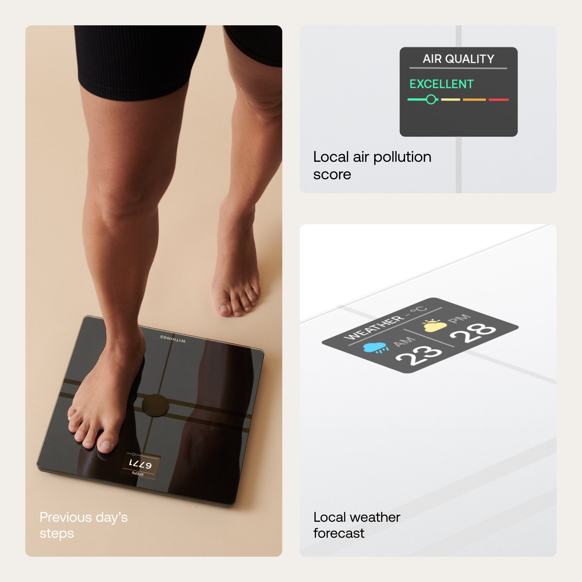 Withing   Body Comp  Wi-Fi Scale ホワイト Body - White | Withings USA