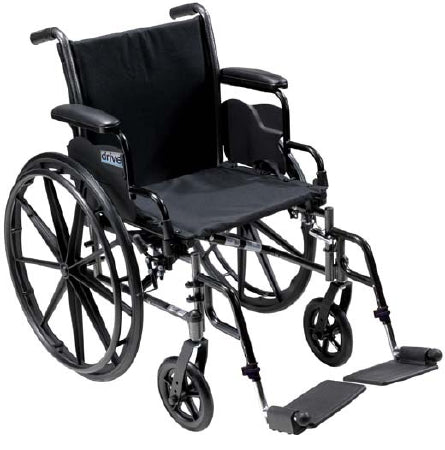 drive Cruiser III Lightweight Wheelchair with Leg Rests