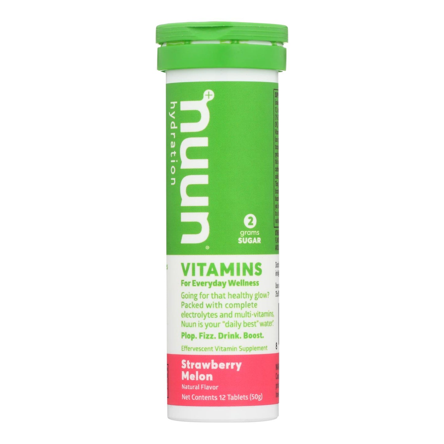 Nuun Hydration Drnk Tab - Strawberry Melon - Case Of 8 - 12 Tab