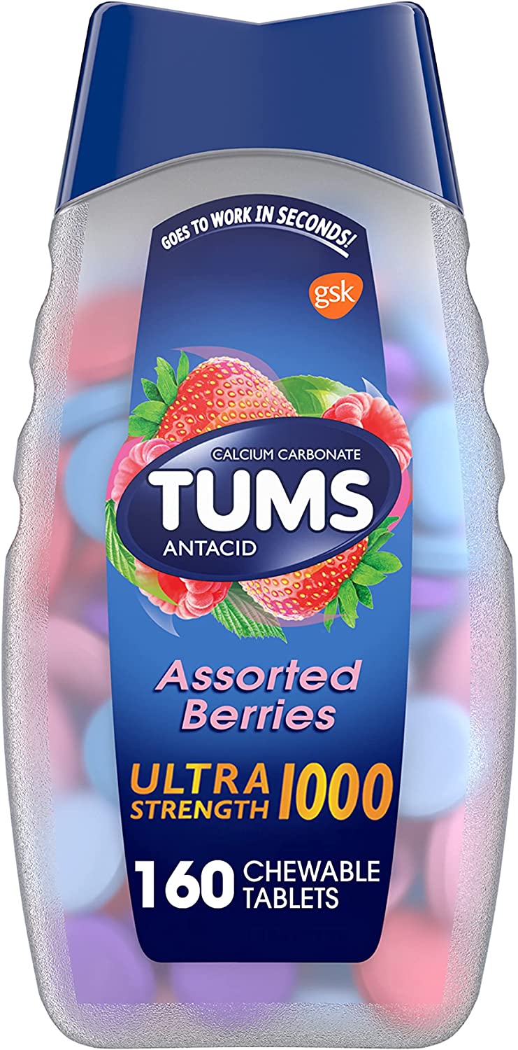 Tums® Ultra Strength Antacid Chewable Tablets